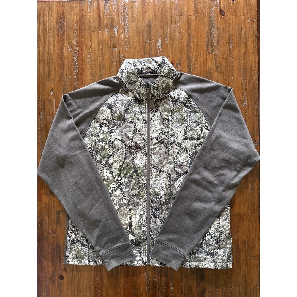 Badlands Ovis Merino Sweater Mens XXL Approach Camo Hunting Jacket Full Zip Wool